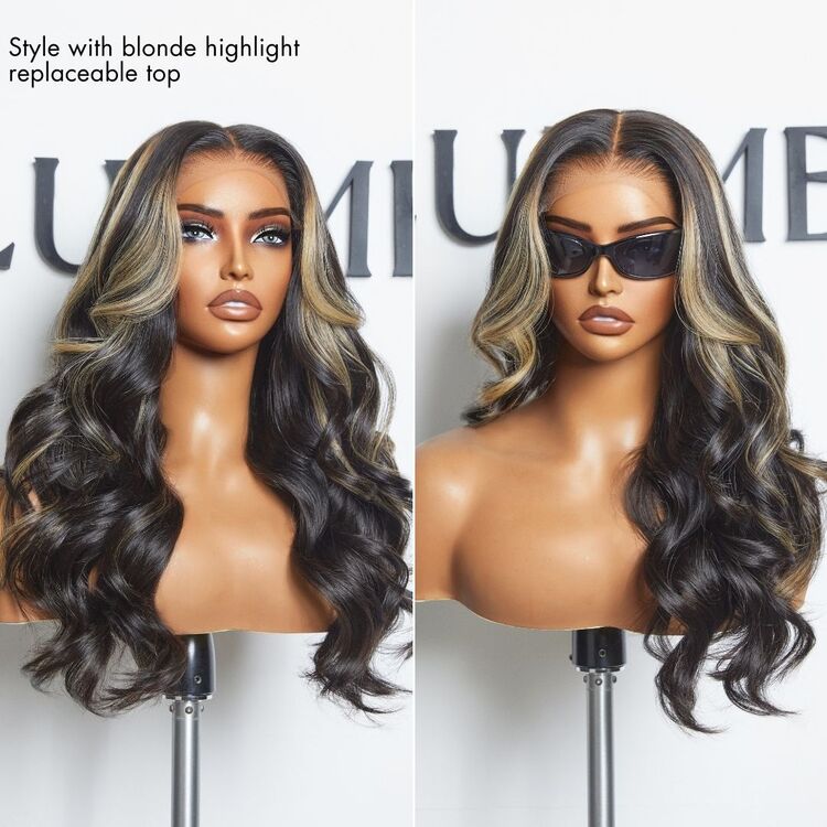 VIP Price | ZIP & GO WIGS | Natural Black Loose Body Wave Glueless 7x6 Closure HD Lace Wig Buy 1 Get 1 Free Replaceable Top